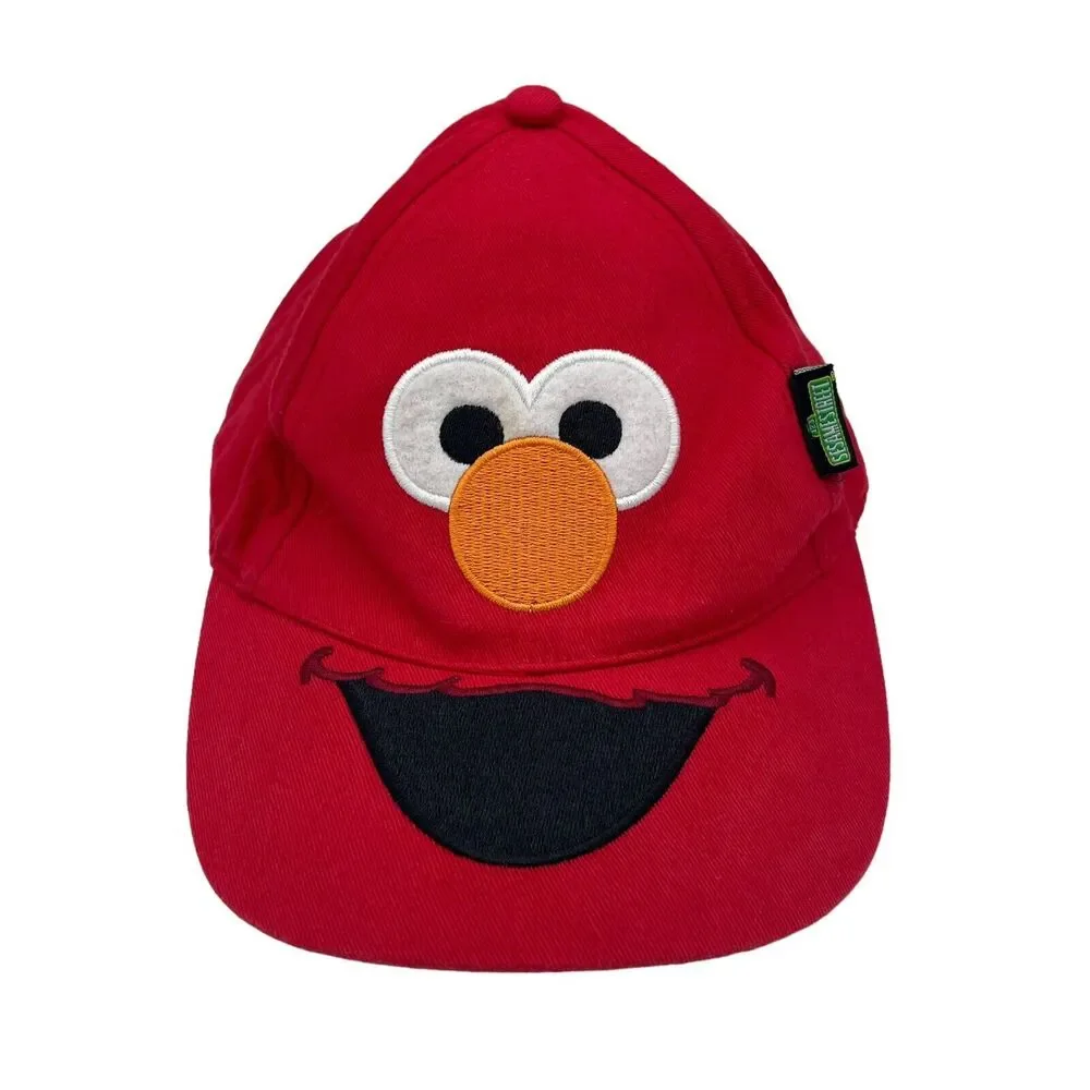 Elmo Hat Cap Sesame Street Brand Youth Size Strapback